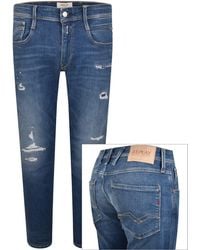 Replay - Slim Fit Anbass Jeans - Lyst