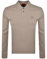 BOSS - Boss Long Sleeve Passerby Polo T Shirt - Lyst