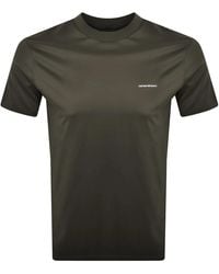 Armani - Emporio Short Sleeved Logo T Shirt - Lyst