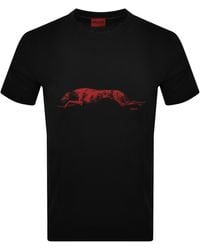 HUGO - Didug T Shirt - Lyst