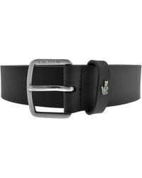 Lacoste - Leather Belt - Lyst