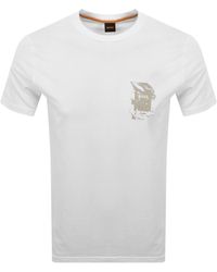 BOSS - Boss Te Sculpture T Shirt - Lyst