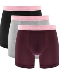 Ralph Lauren - Underwear 3 Pack Boxer Briefs - Lyst