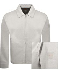 BOSS - Boss Pe Twist Overshirt Open - Lyst