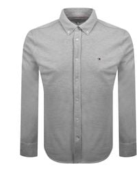 Tommy Hilfiger - Knitted Long Sleeve Shirt - Lyst