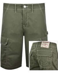 TRUE RELIGION - Utility Cargo Shorts - Lyst