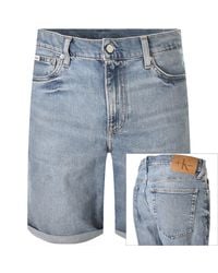 Calvin Klein - Jeans Slim Fit Denim Shorts - Lyst