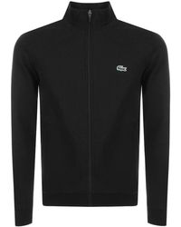 Lacoste Sport Zip Up Sweatshirt - Black