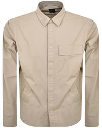 Armani Exchange - Long Sleeve Overshirt - Lyst
