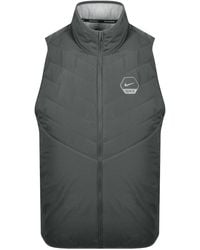 nike grey body warmer