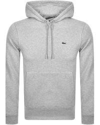Lacoste - Logo Pullover Hoodie - Lyst