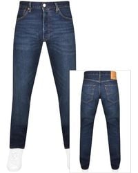 Levi's - 501 Original Fit Jeans Dark Wash - Lyst