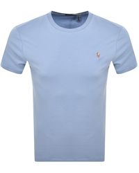 Ralph Lauren - Pima Crew Neck T Shirt - Lyst