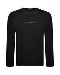 Calvin Klein - Lounge Long Sleeve T Shirt - Lyst