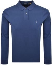 Ralph Lauren - Long Sleeved Polo T Shirt - Lyst