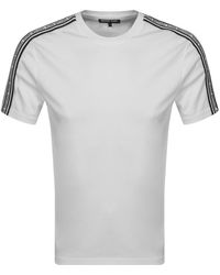Michael Kors Logo Tape T Shirt - White