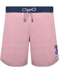 Hackett - Number Swim Shorts - Lyst