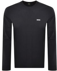 BOSS - Boss Long Sleeved T Shirt - Lyst