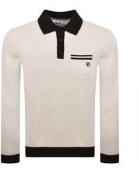 Fila - Fila Francis Knitted Polo T Shirt - Lyst