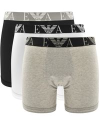 Armani - Emporio 3 Pack Boxer Briefs - Lyst