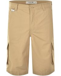 Lacoste - Bermuda Cargo Shorts - Lyst