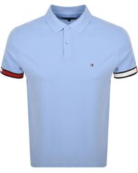 Tommy Hilfiger - Flag Cuff Polo T Shirt - Lyst