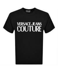 Versace Jeans Couture - Couture Rubber Logo T Shirt - Lyst