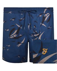 Farah - Farah Colbert Arrow Print Swim Shorts - Lyst