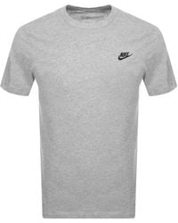 Nike - Crew Neck Club T Shirt - Lyst