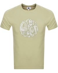 Pretty Green - Pretty Paisley Logo T Shirt - Lyst