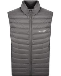 ARMANI EXCHANGE - Down Gilet - Lyst