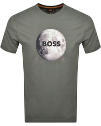 BOSS - Boss Te Moon T Shirt - Lyst