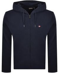 Napapijri - Balis Full Zip Hoodie Marine - Lyst