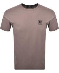 Belstaff - Short Sleeve Logo T Shirt - Lyst