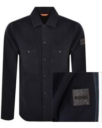 BOSS - Boss Locky 1 Overshirt Jacket - Lyst