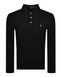 Ralph Lauren - Long Sleeved Polo T Shirt - Lyst