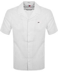 Tommy Hilfiger - Linen Short Sleeve Shirt - Lyst