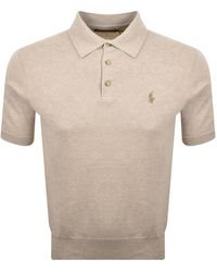Ralph Lauren - Knit Polo T Shirt - Lyst