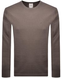 Calvin Klein - Merino Wool Crew Neck Jumper - Lyst
