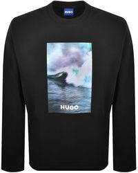 HUGO - Atwork Sweatshirt - Lyst