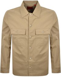 HUGO - Epoldo Overshirt Jacket - Lyst