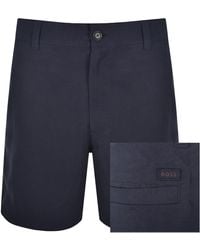 BOSS - Boss Sandrew 5 Tapered Shorts Dark - Lyst
