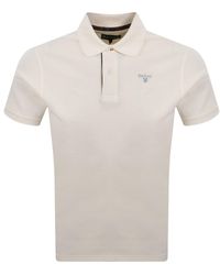 Barbour - Tartan Pique Polo T Shirt - Lyst
