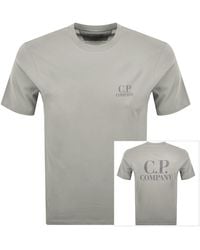 C.P. Company - Cp Company Comfort T Shirt Flint - Lyst