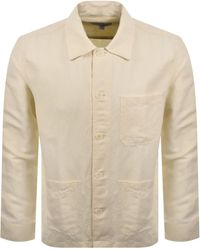 Lacoste - Linen Blend Overshirt - Lyst