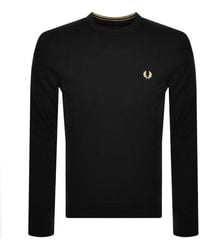 Fred Perry - Crew Neck Knit Jumper - Lyst