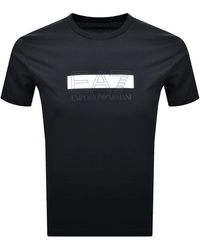 EA7 - Emporio Armani Logo T Shirt - Lyst