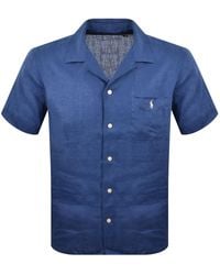 Ralph Lauren - Linen Short Sleeve Shirt - Lyst