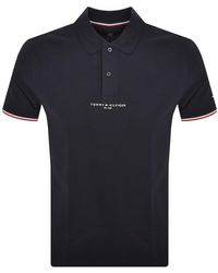 Tommy Hilfiger - Logo Tipped Polo T Shirt - Lyst