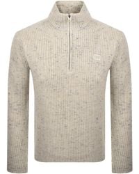 G-Star - G-Star Half Zip Knit Jumper - Lyst